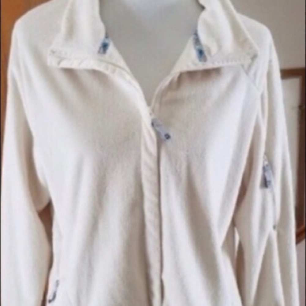 Denali Plush Velour Jacket Cream/Off White